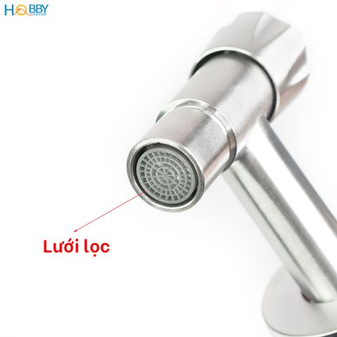 Vòi xả hồ cấp nước máy giặt inox 304 ren 21 Hobby Home Decor VIN3