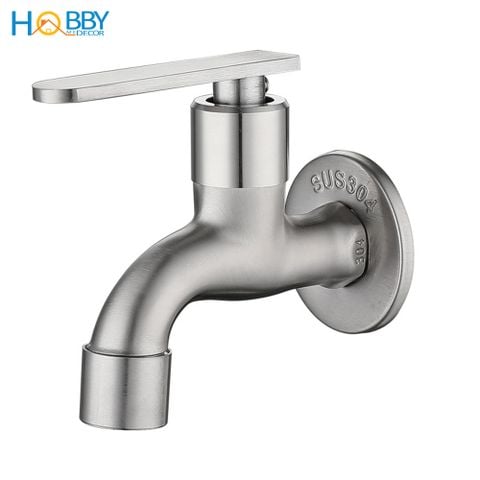 Vòi xả hồ cấp nước máy giặt xả rửa sàn Hobby home decor VIN2 inox 304