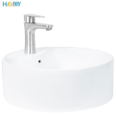 Vòi chậu rửa mặt lavabo xả lạnh inox 304 Hobby home decor LBL2