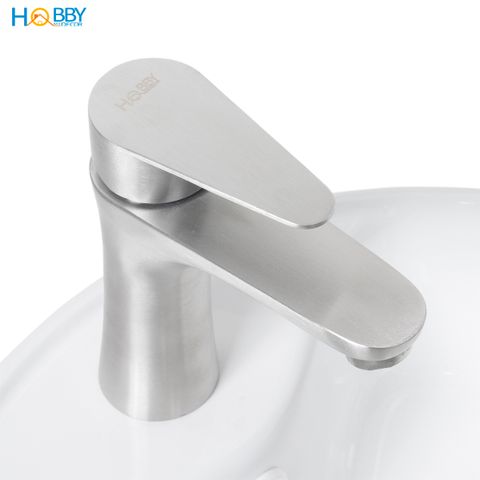 Vòi chậu rửa mặt lavabo xả lạnh inox 304 Hobby home decor LBL2