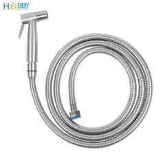 Bộ vòi xịt vệ sinh rửa toilet inox 304 tăng áp Hobby home decor VSR1