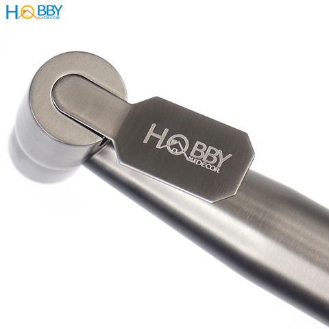 Vòi xịt vệ sinh toilet dây lò xo đa năng kèm van nước bồn cầu màu xám Hobby Home Decor VSR4F