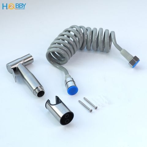 Bộ vòi xịt rửa vệ sinh toilet có dây sen lò xo Hobby Home Decor VSR2