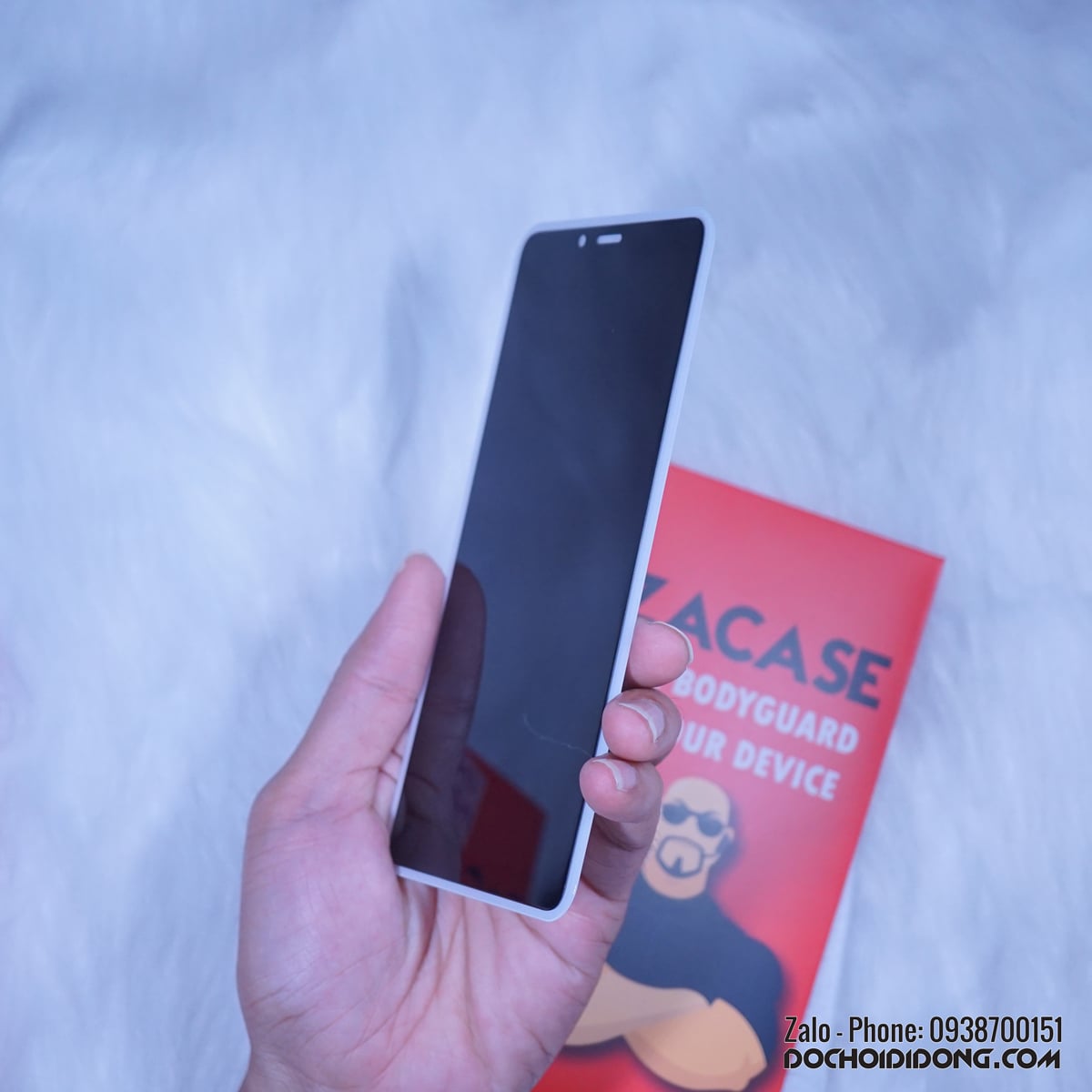 Dán cường lực chống nhìn trộm Samsung A9 2018 Zacase Anti Spy full màn hình