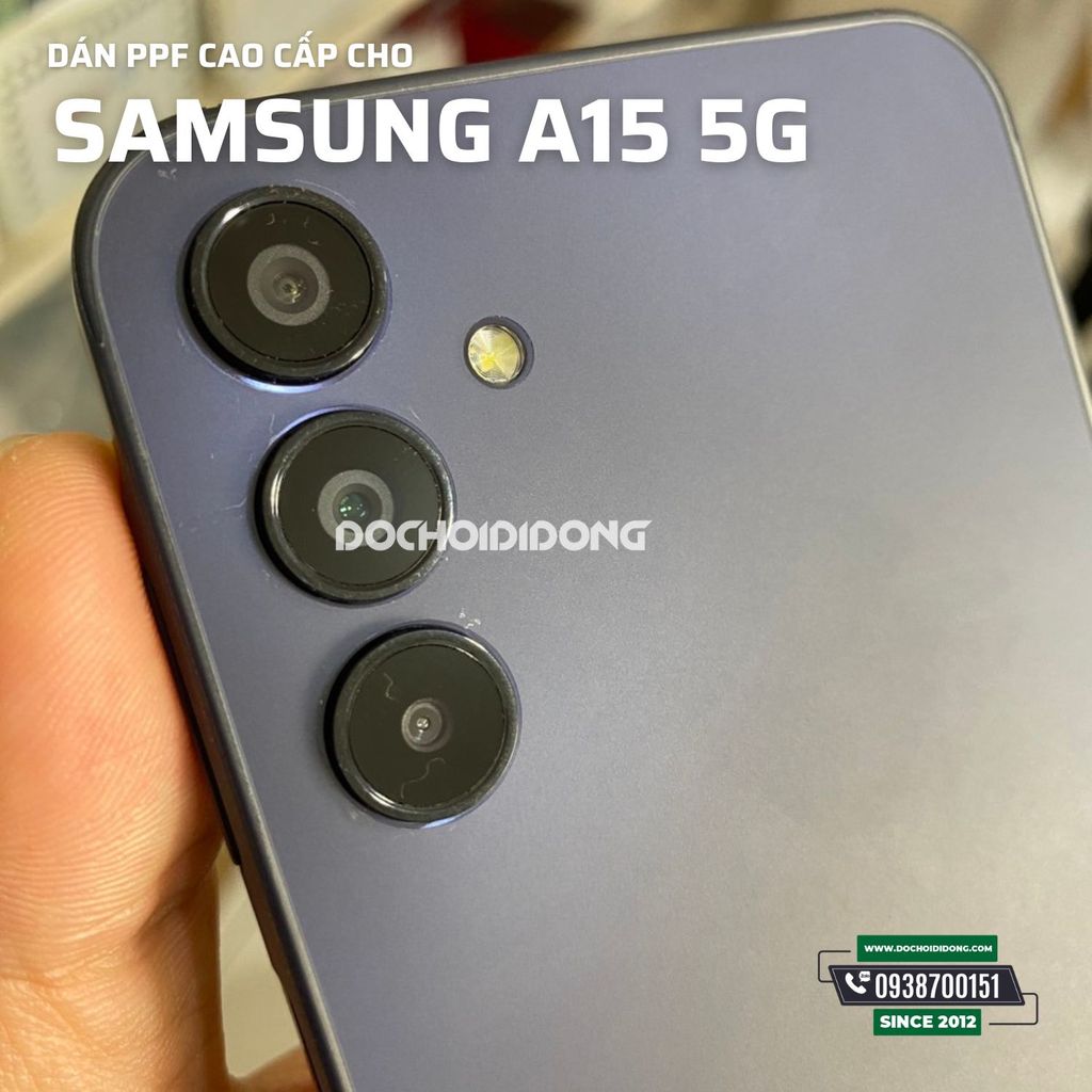 Miếng Dán PPF Hydorgen Samsung Galaxy A15 5G Trong, Nhám, Đổi Màu Cao Cấp