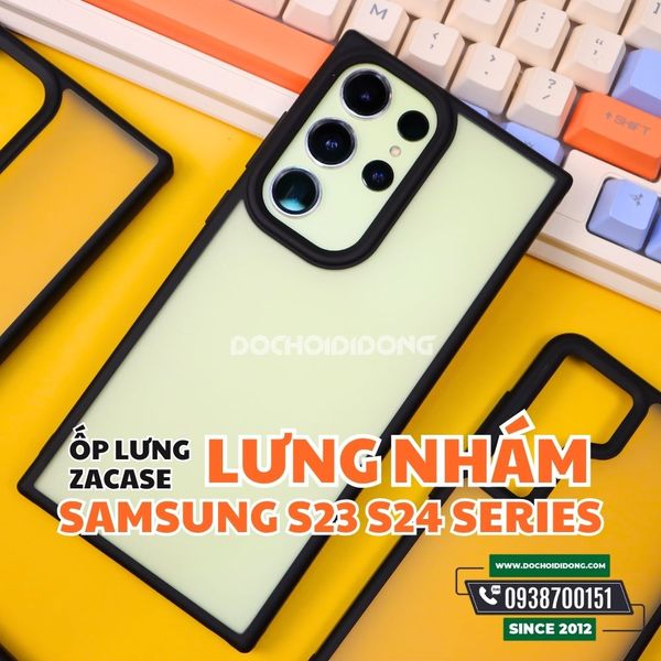 op-lung-samsung-galaxy-s23-24-plus-ultra-zacase-elegance-trong-suot-trong-nham-vien-den-chong-soc