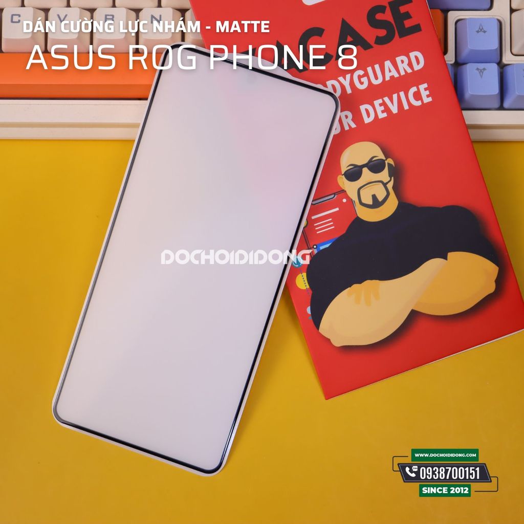 Dán cường lực nhám Asus Rog Phone 8 Zacase siêu mượt chuyên game chống vân tay
