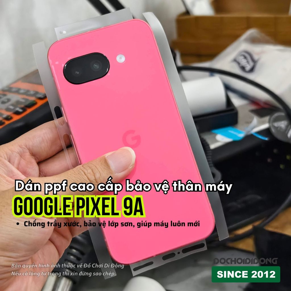 Miếng Dán PPF Cao Cấp Bảo Vệ Thân Máy Google Pixel 9A - Chống Xước, Giữ Mới Bền Đẹp