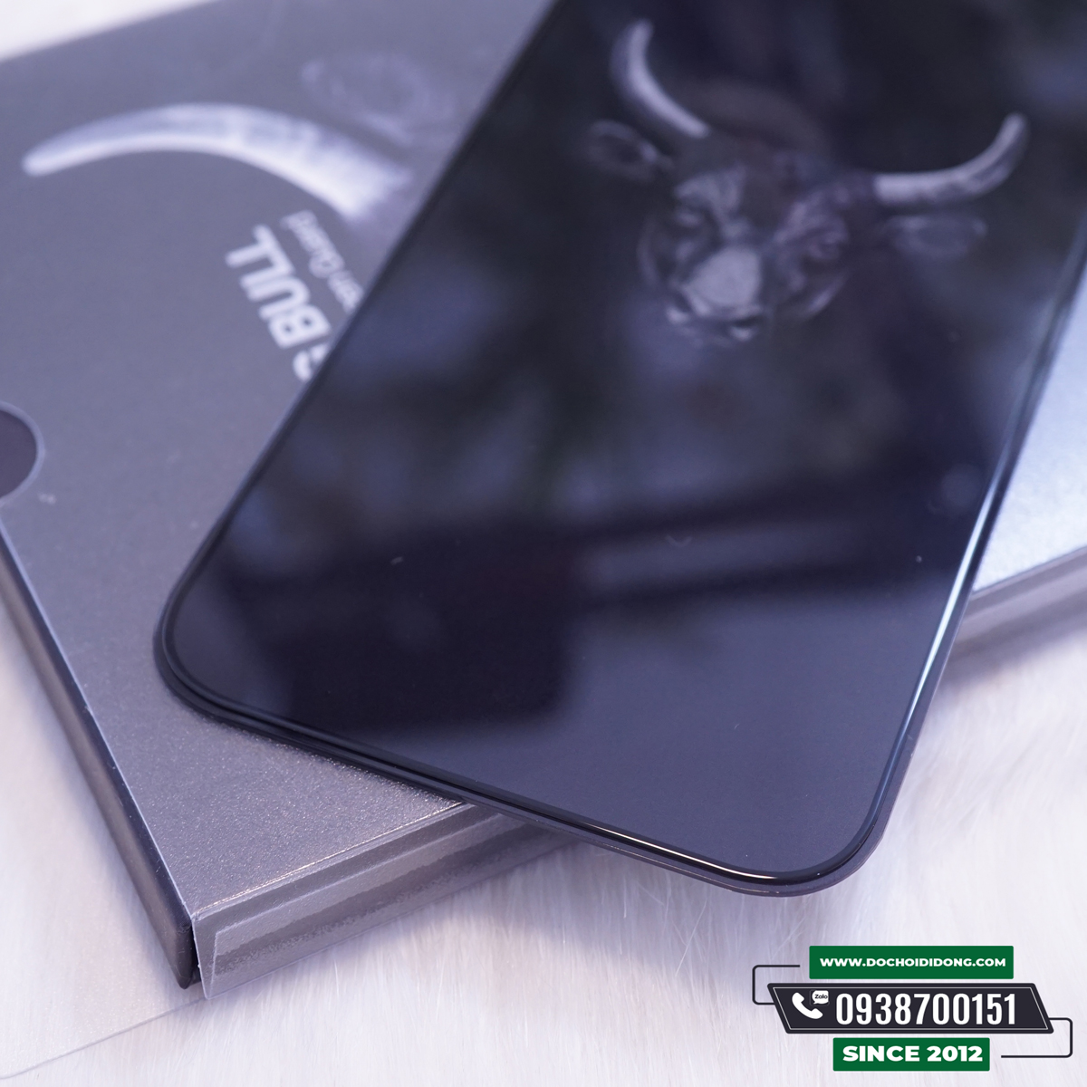 Miếng Dán Cường Lực IPhone 12 Pro Max Mini Mipow King Bull 3D Full Màn Hình