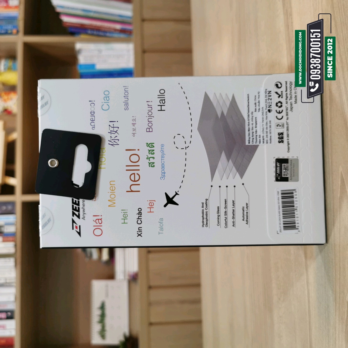 Miếng Dán Cường Lực Samsung S21+ Plus Ultra Zeelot Keo UV Cao Cấp