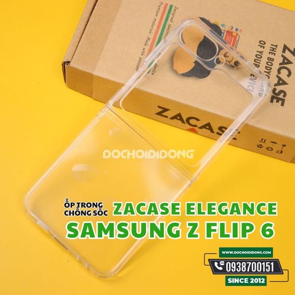op-lung-samsung-z-flip6-flip-6-zacase-elegance-trong-suot-chong-soc