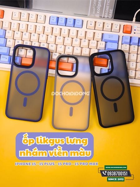 op-lung-iphone-15-pro-max-plus-likgus-lung-nham-vien-mau-ket-hop-nam-cham-sac-khong-day-magsafe