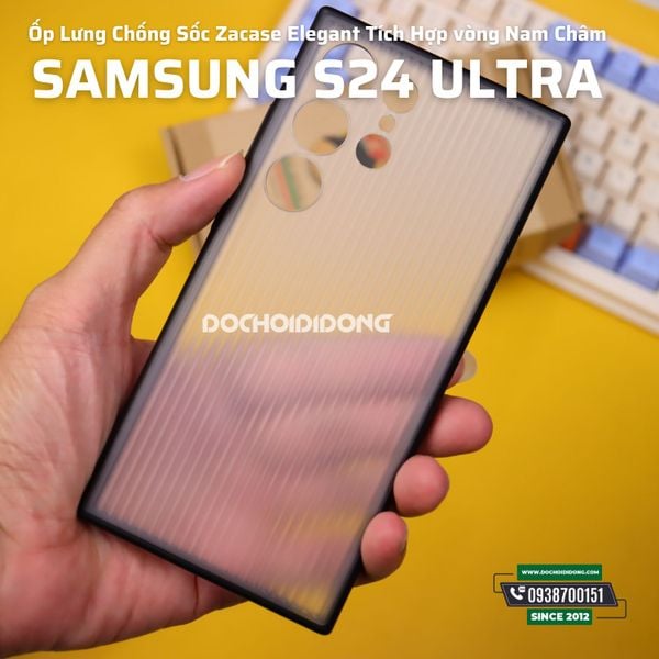 op-lung-chong-soc-samsung-s24-s25-ultra-zacase-elegant-ke-soc-tich-hop-vong-nam-cham-magsafe