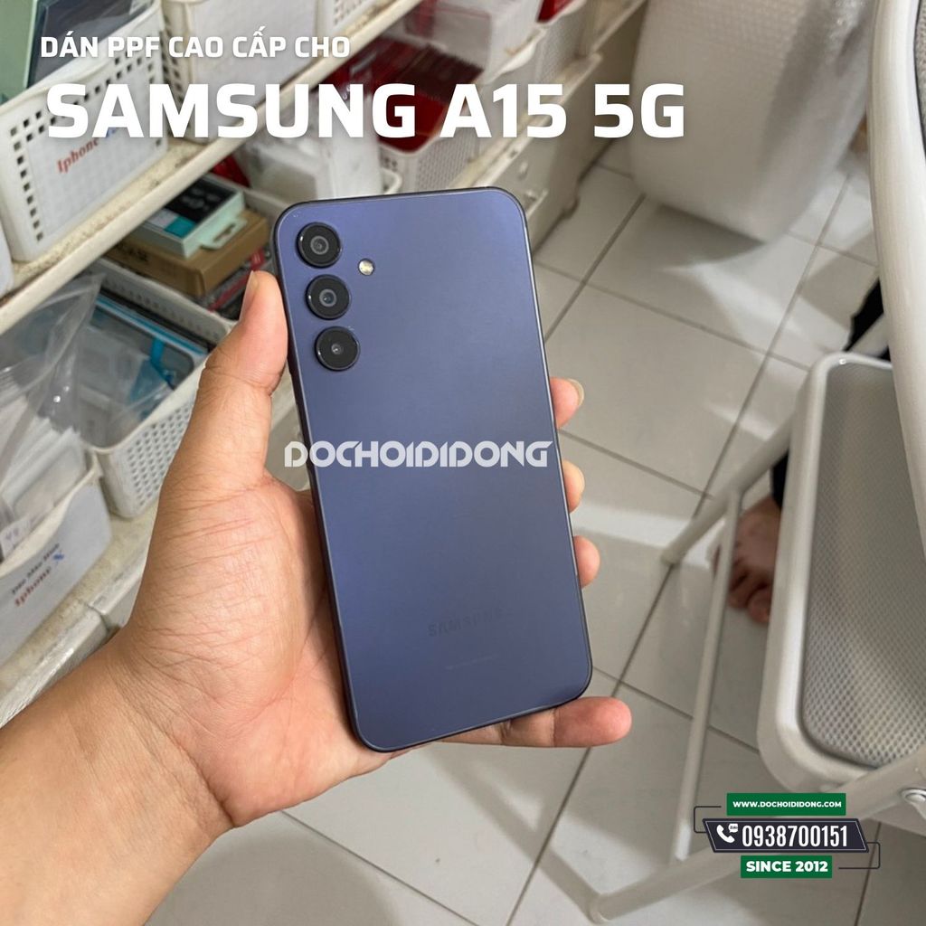 Miếng Dán PPF Hydorgen Samsung Galaxy A15 5G Trong, Nhám, Đổi Màu Cao Cấp