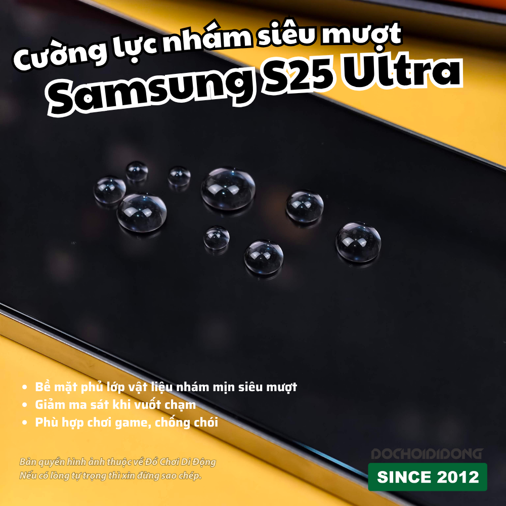 Miếng dán cường lực nhám Samsung Galaxy S25 S24 Plus Ultra Zacase chống vân tay