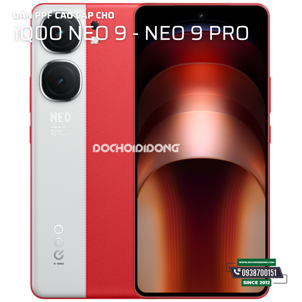 Miếng Dán PPF Hydorgen iQOO Neo 9 - 9 Pro Trong, Nhám, Đổi Màu Cao Cấp