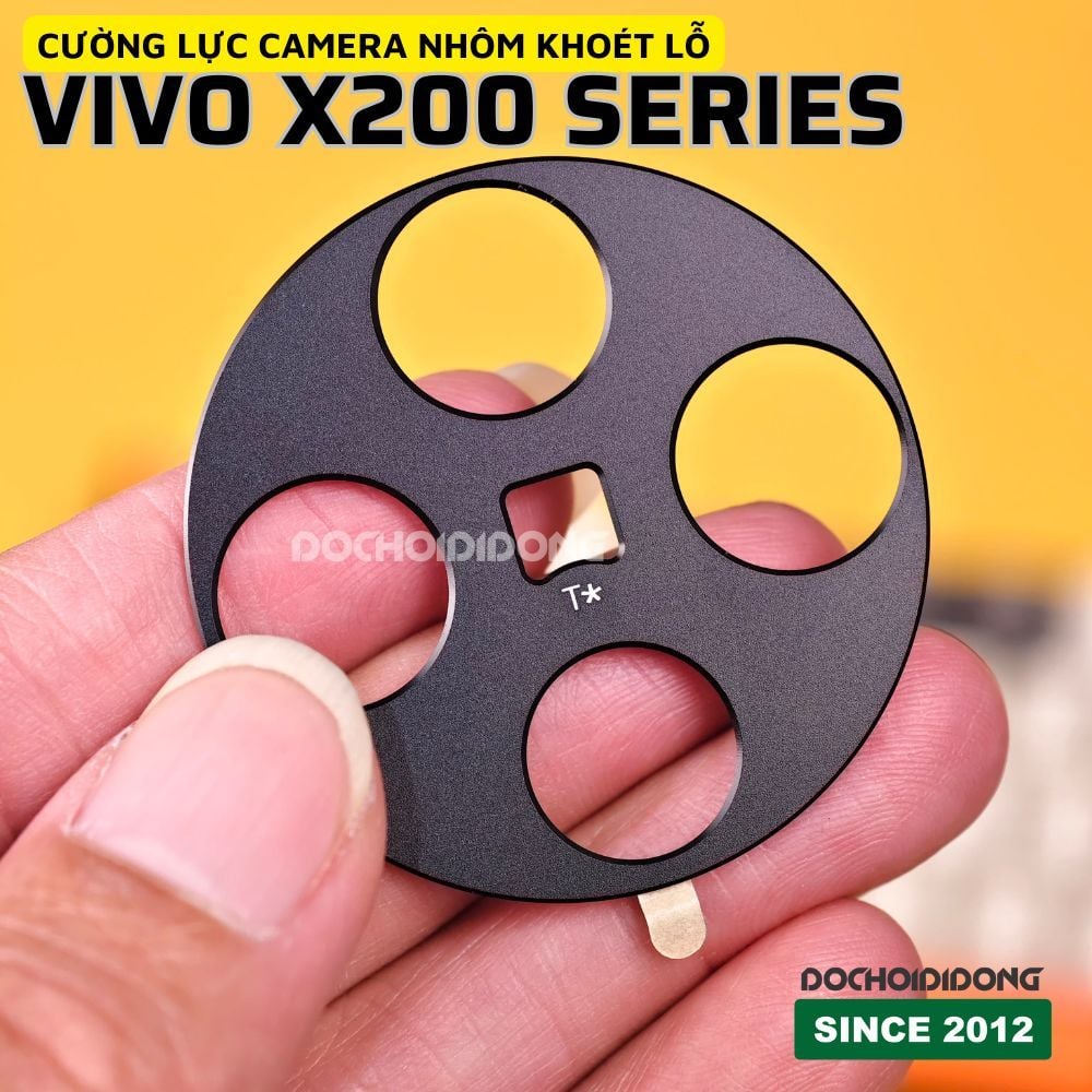 Miếng Dán Cường Lực Camera Bằng Nhôm ZACASE Bảo Vệ Vivo Vivo X200 Pro Mini Ultra