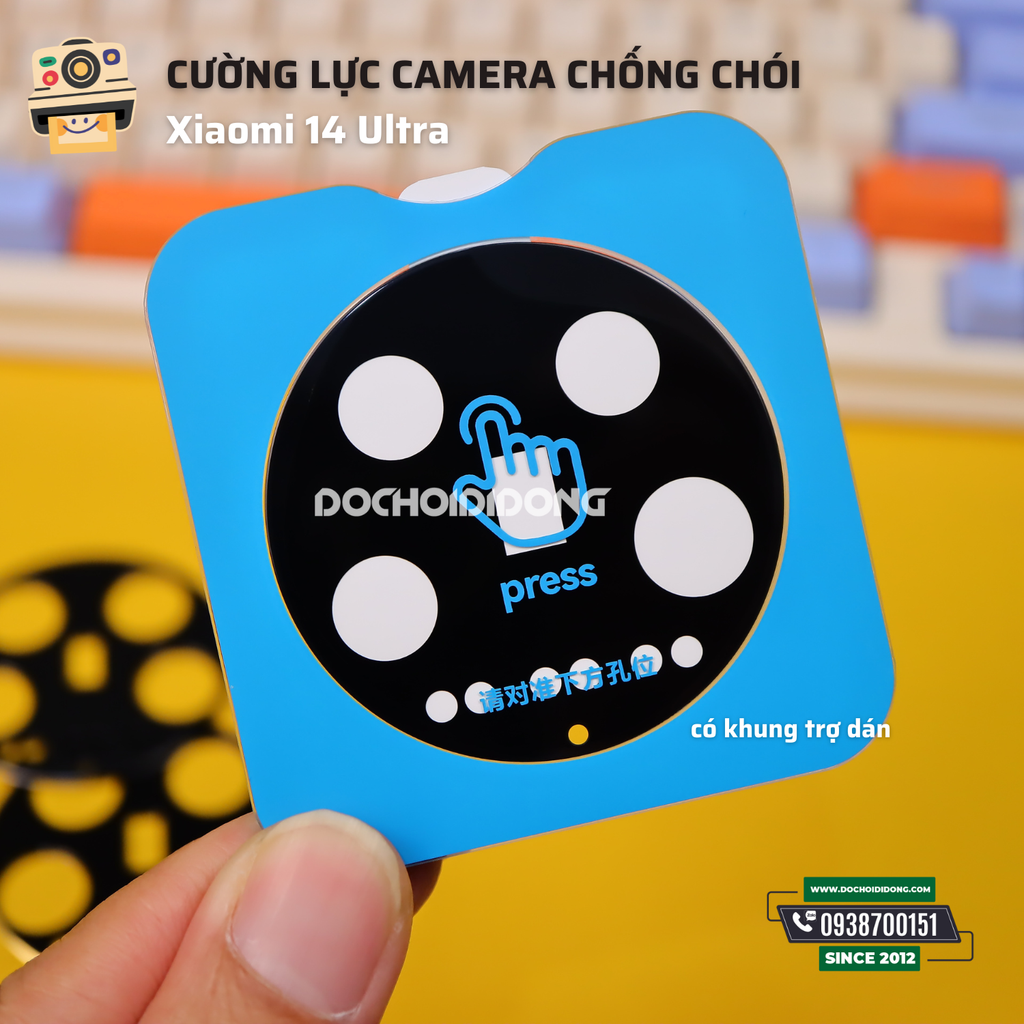 Miếng Dán Cường Lực Camera Bằng Nhôm / Kính thủy tinh hữu cơ ZACASE Bảo Vệ Xiaomi 13 / 14 Ultra