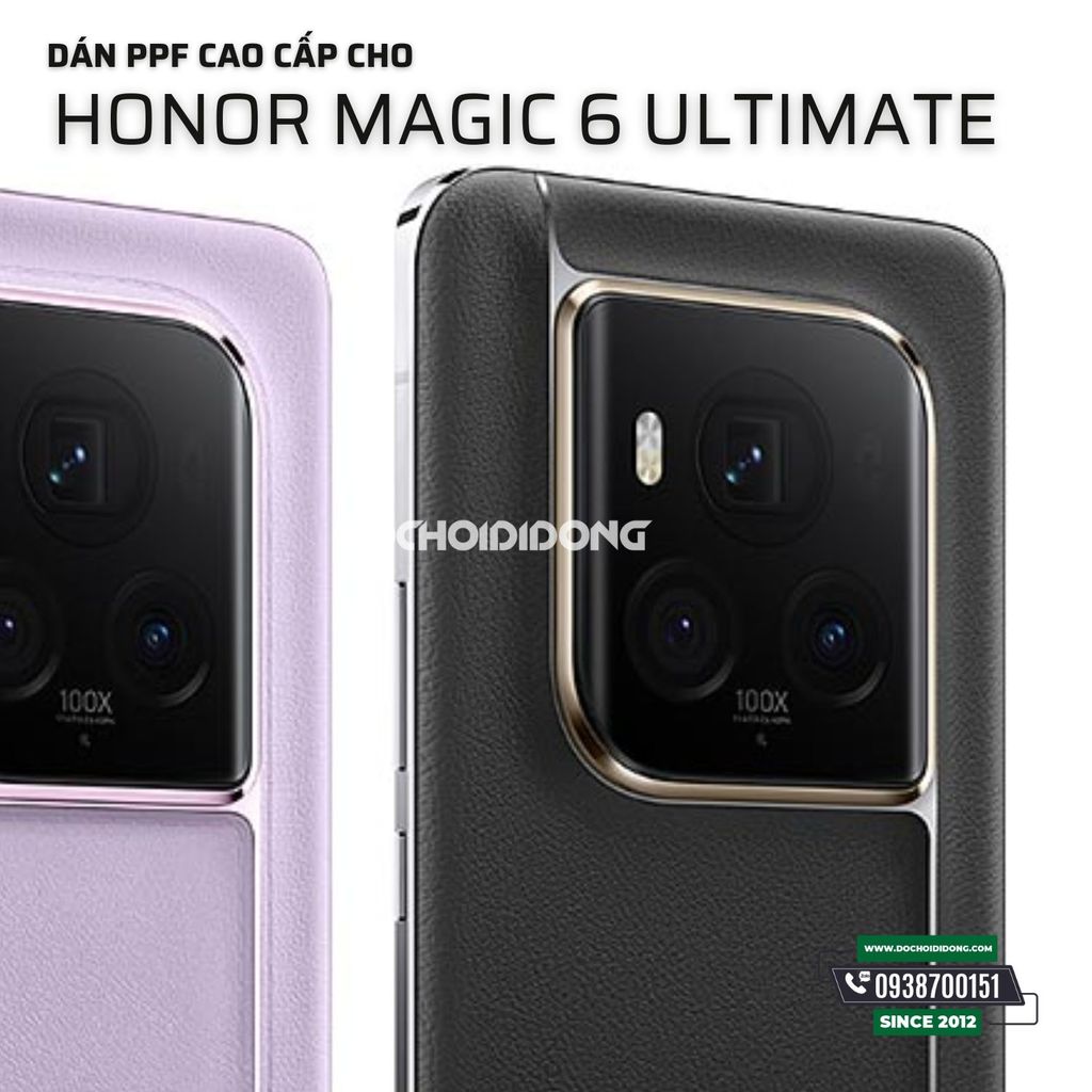 Miếng Dán PPF Hydorgen Honor Magic 6 Ultimate Trong, Nhám, Đổi Màu Cao Cấp