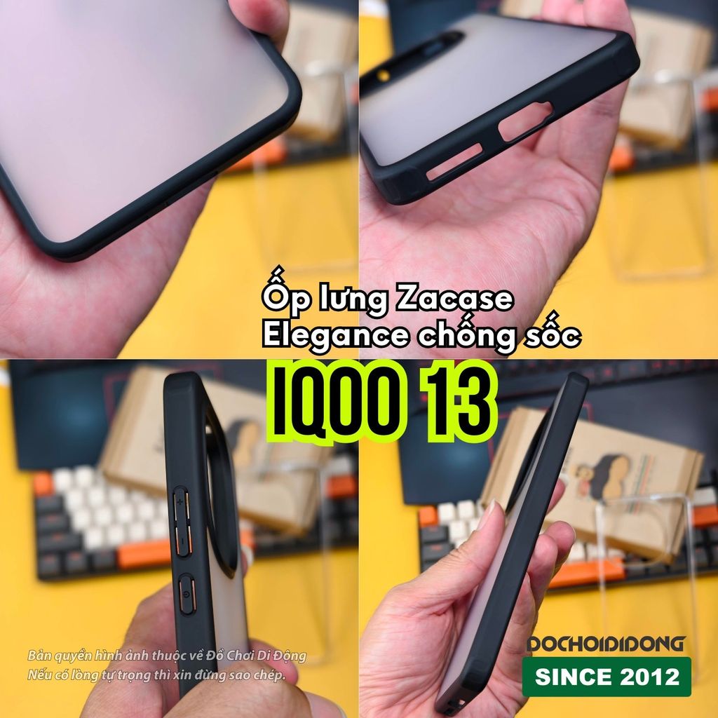 Ốp lưng IQOO 13 Zacase Elegance chống sốc