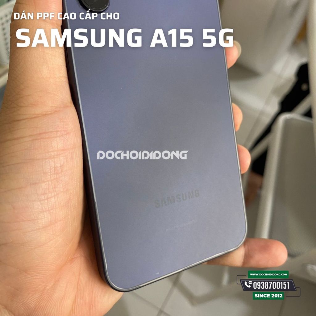 Miếng Dán PPF Hydorgen Samsung Galaxy A15 5G Trong, Nhám, Đổi Màu Cao Cấp