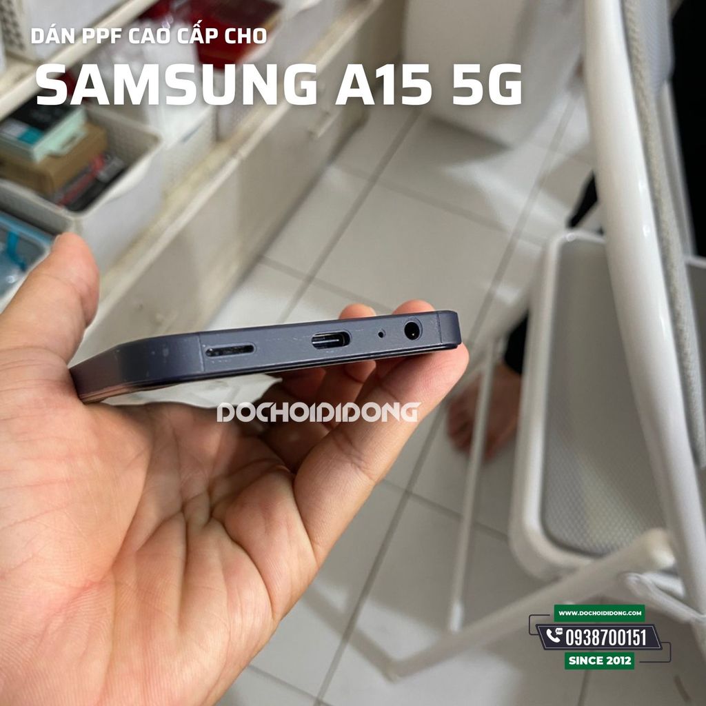 Miếng Dán PPF Hydorgen Samsung Galaxy A15 5G Trong, Nhám, Đổi Màu Cao Cấp