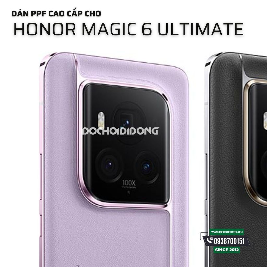 Miếng Dán PPF Hydorgen Honor Magic 6 Ultimate Trong, Nhám, Đổi Màu Cao Cấp