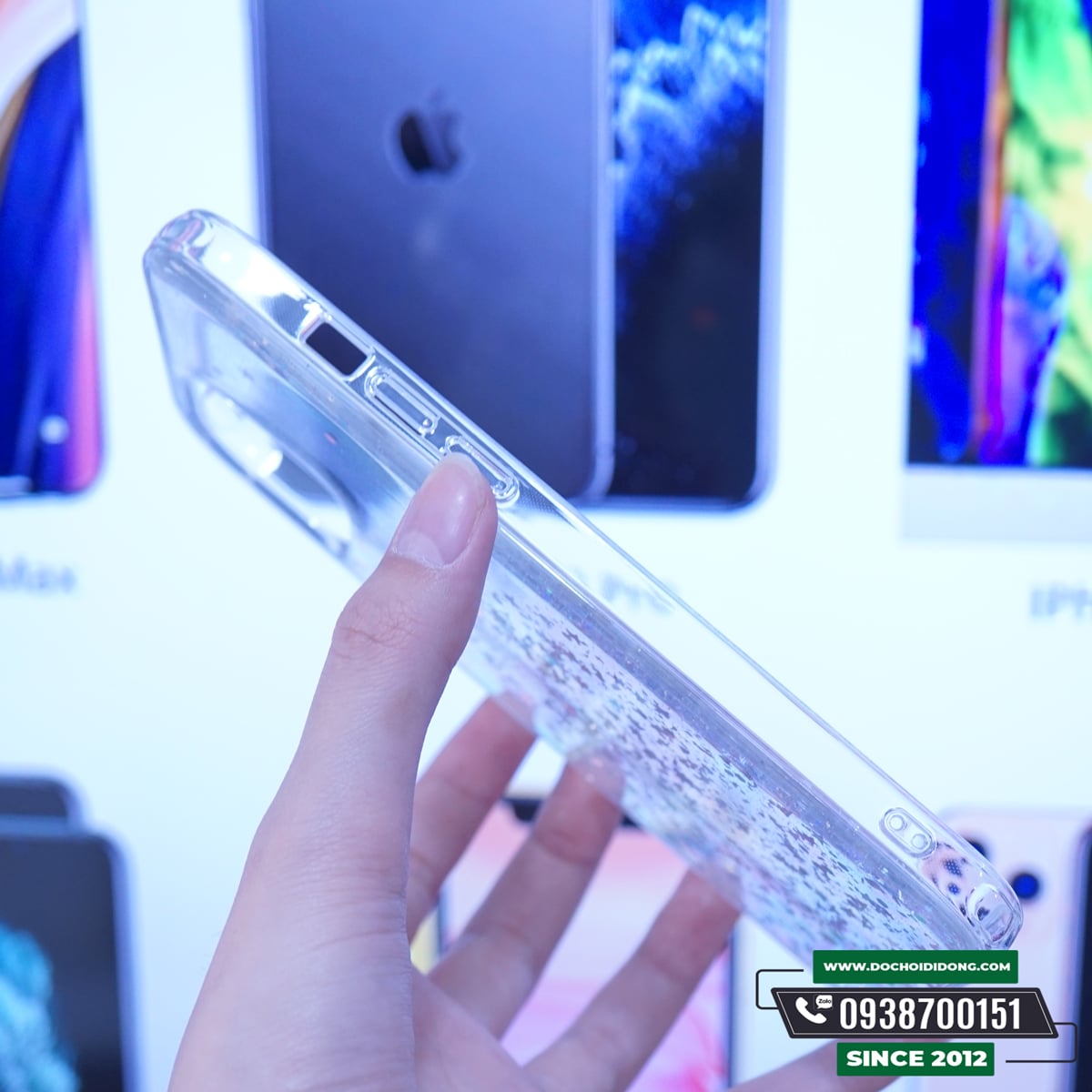 Ốp Lưng Iphone 12 Mini Pro Max Likgus Lưng Trong Kim Tuyến