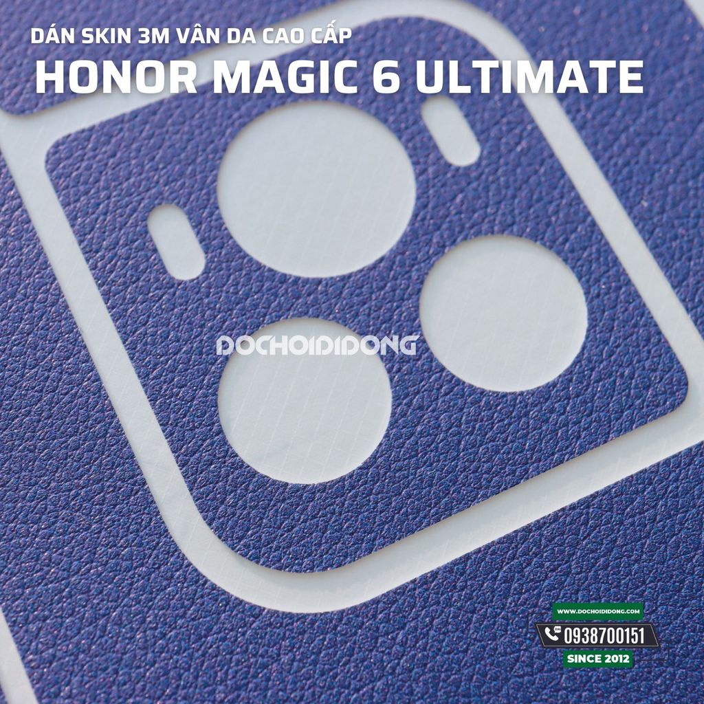 Miếng Dán Skin 3M vân da Honor Magic 6 Ultimate