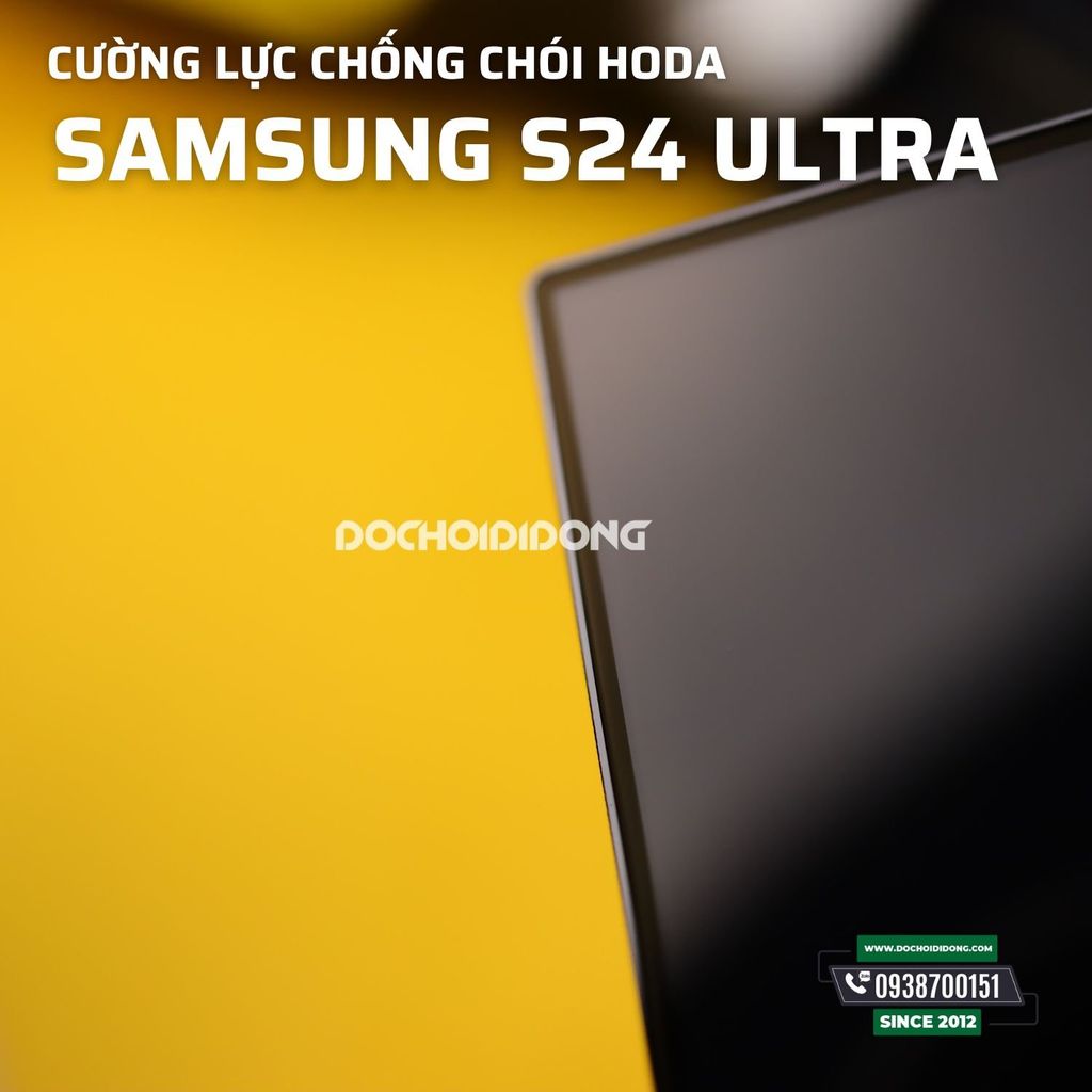 Dán cường lực chống chói Samsung Galaxy S24 Ultra HODA cao cấp