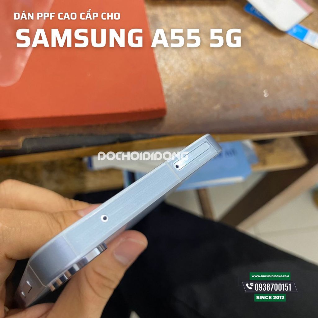 Miếng Dán PPF Hydorgen Samsung Galaxy A55 5G Trong, Nhám, Đổi Màu Cao Cấp