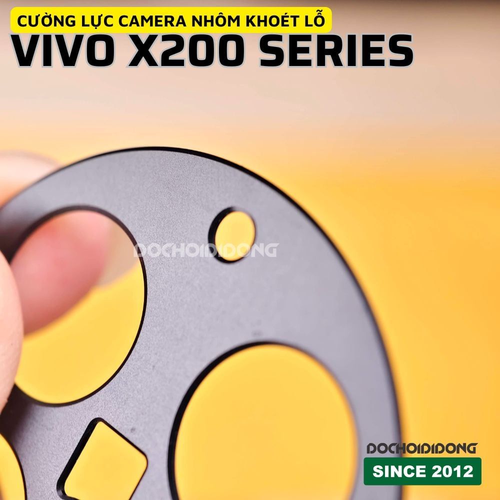 Miếng Dán Cường Lực Camera Bằng Nhôm ZACASE Bảo Vệ Vivo Vivo X200 Pro Mini Ultra