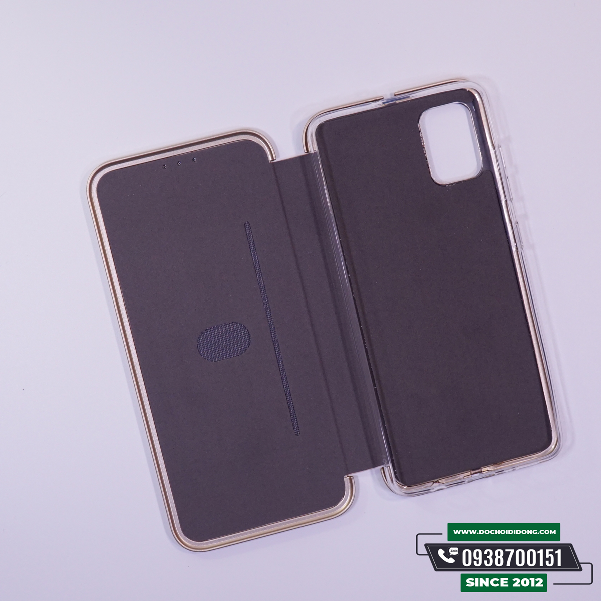 Bao da nắp hít Samsung Galaxy A51 BLL có ngăn chứa thẻ