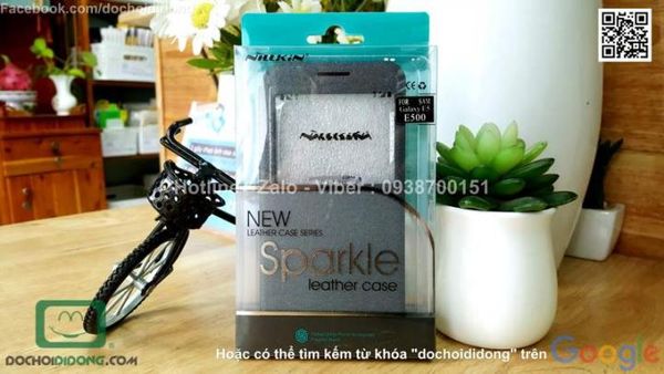 bao-da-samsung-galaxy-e5-nillkin-sparkle-van-nham
