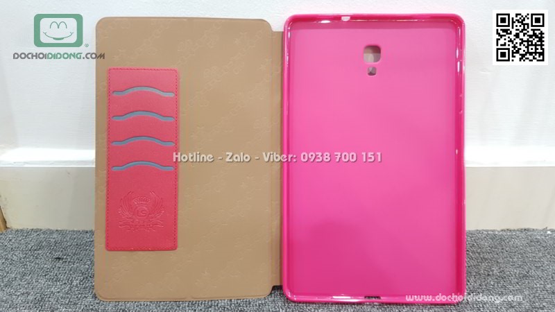 Bao da Samsung Galaxy Tab A 10.5 T595 (2018) Lishen vân nhám lưng dẻo