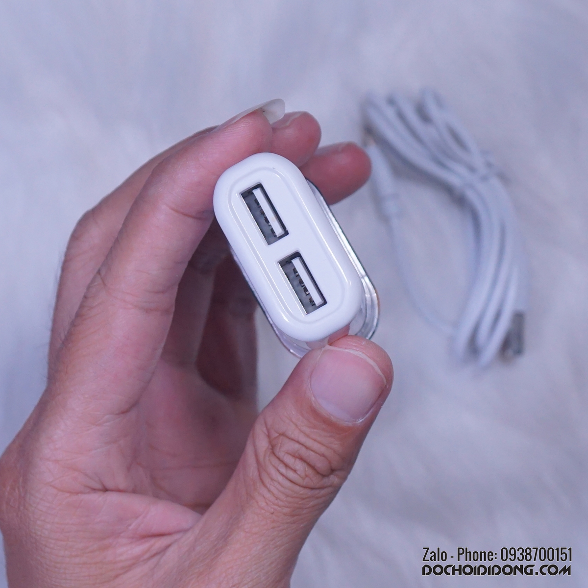 Bộ sạc 2 cổng kèm cáp Wiwu giá tốt cho điện thoại và máy tính bảng