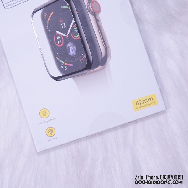 Miếng dán cường lực dẻo Polyme dành cho đồng hồ Apple Watch 38 40 42 44mm hiệu Baseus