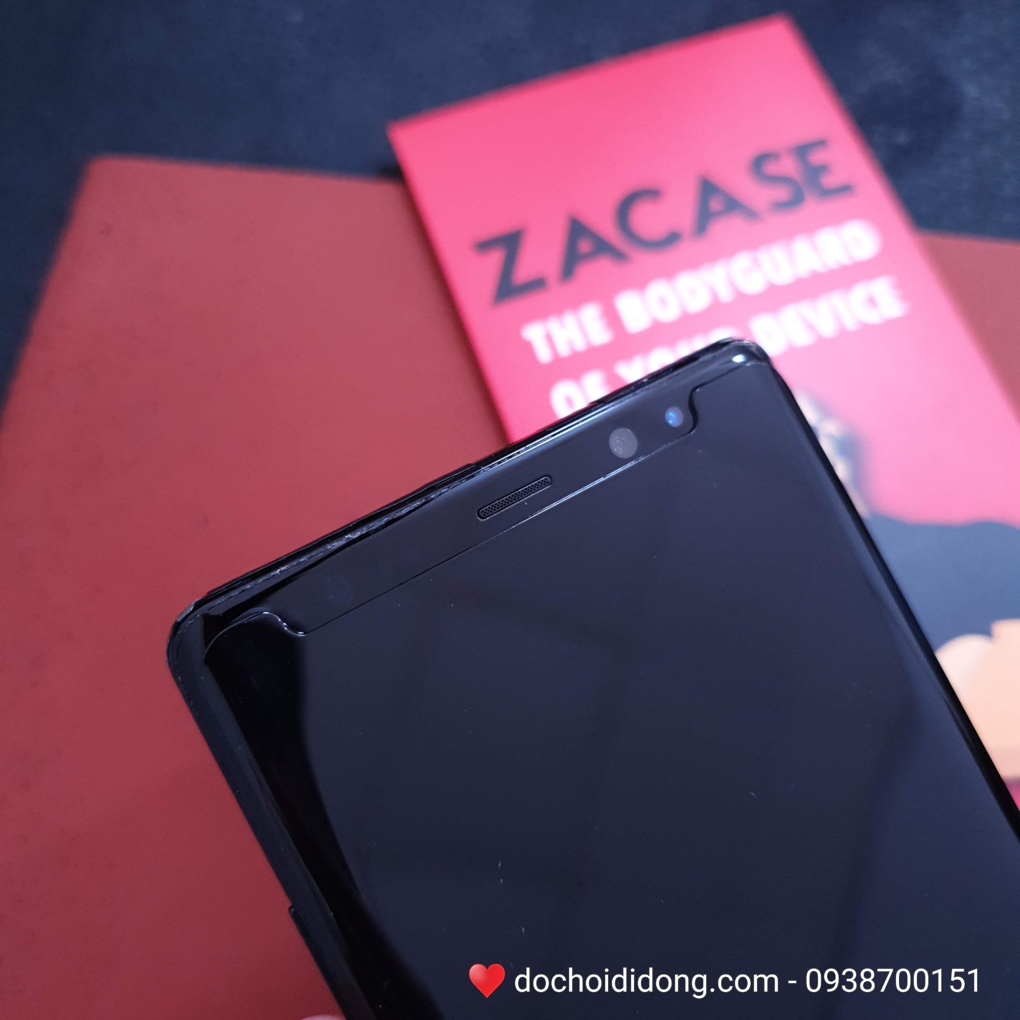 Dán cường lực chống nhìn trộm Samsung Note 9 Zacase keo UV cao cấp