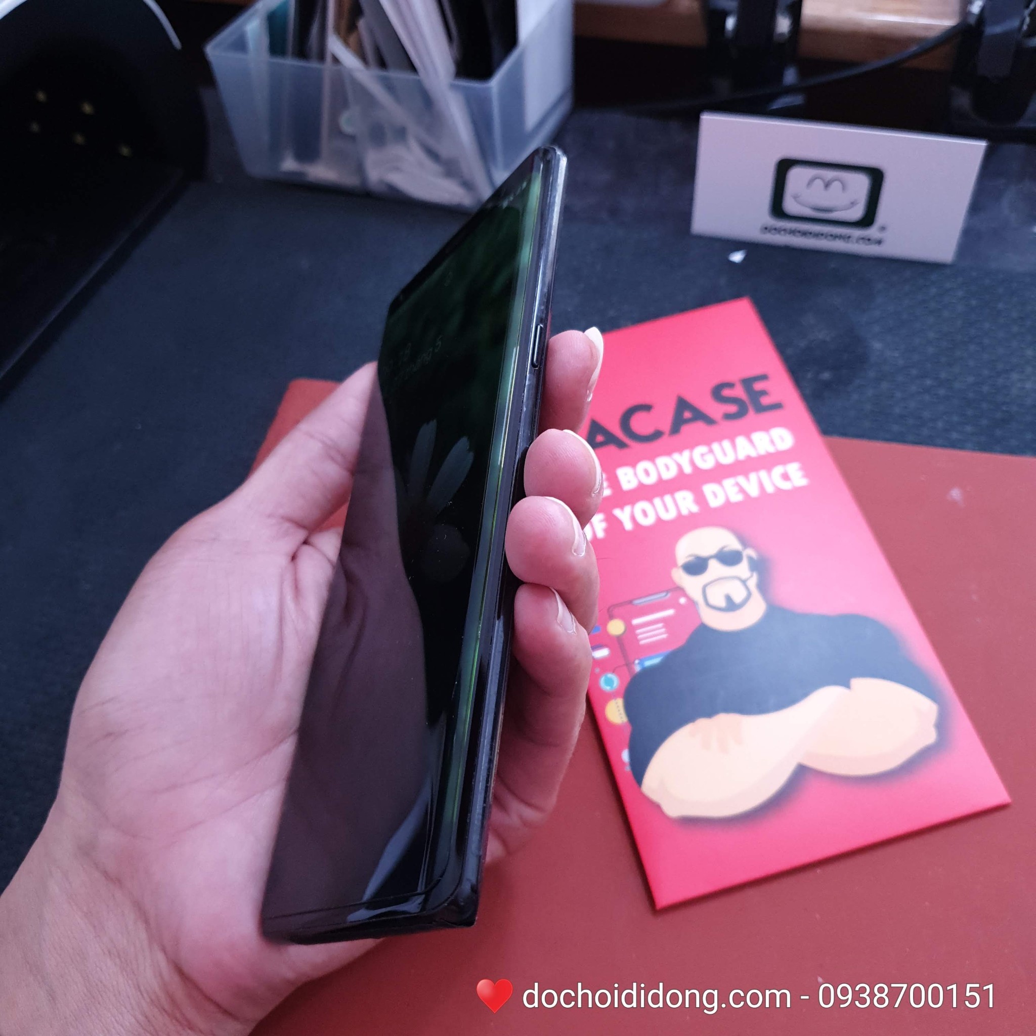 Dán cường lực chống nhìn trộm Samsung Note 9 Zacase keo UV cao cấp