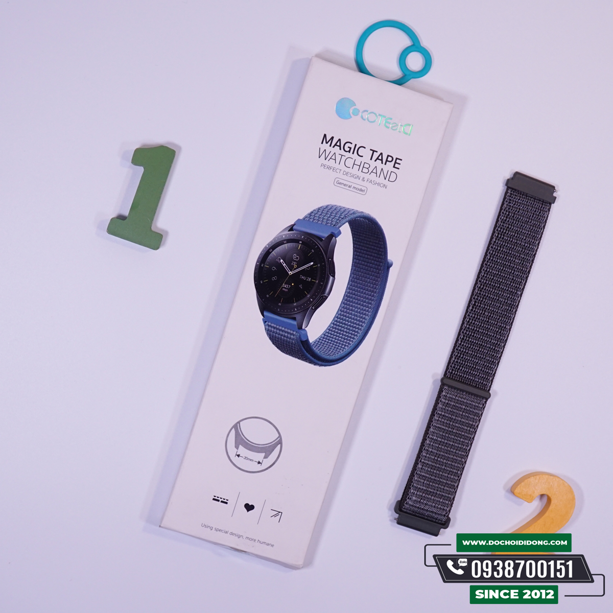 Dây đeo Xiaomi Amazfit GTS nylon Coteetci siêu nhẹ thoáng khí