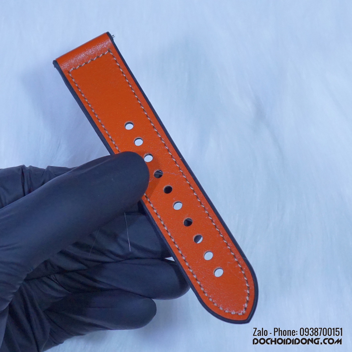 Dây đồng hồ Sikai hai lớp khóa thép 20mm 22mm