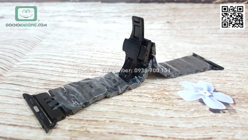 Dây đồng hồ Apple Watch Kakapi 42mm 44mm bằng thép