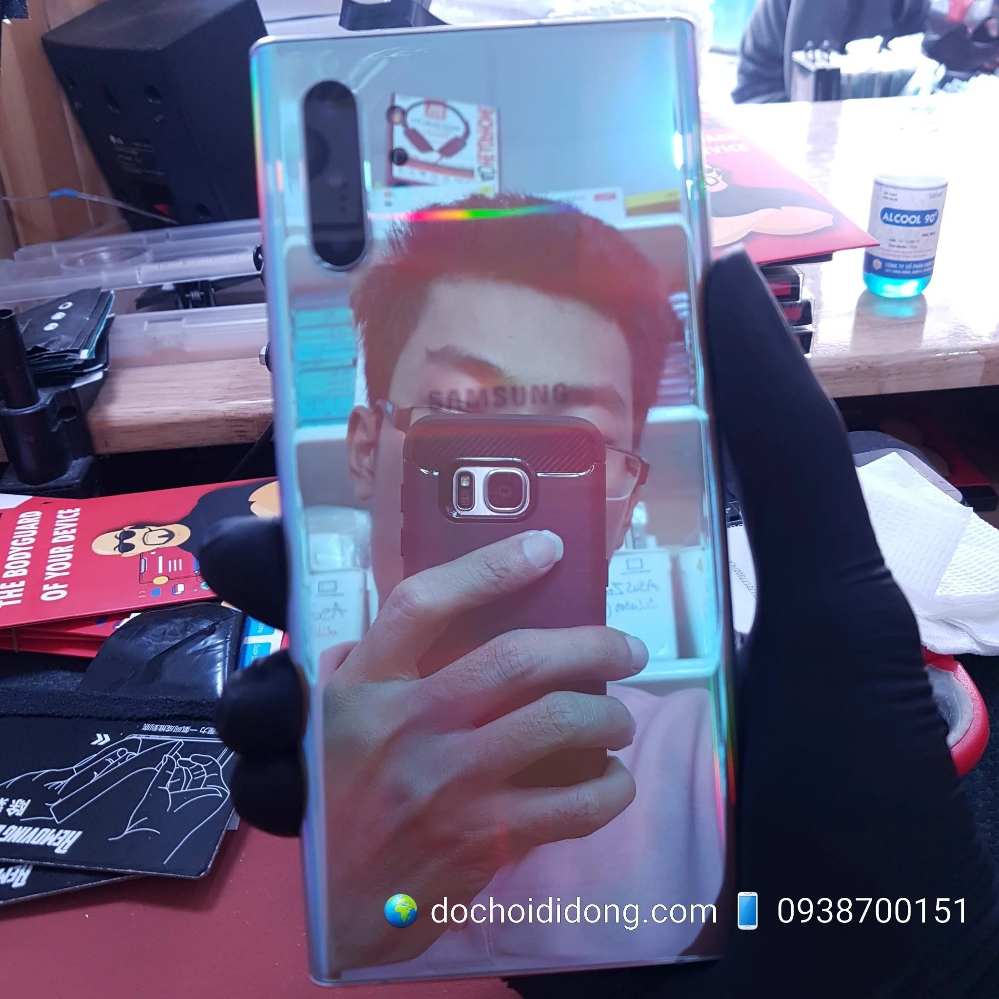 Miếng dán PPF Rock Samsung Note 10 Plus trong, nhám, đổi màu cao cấp