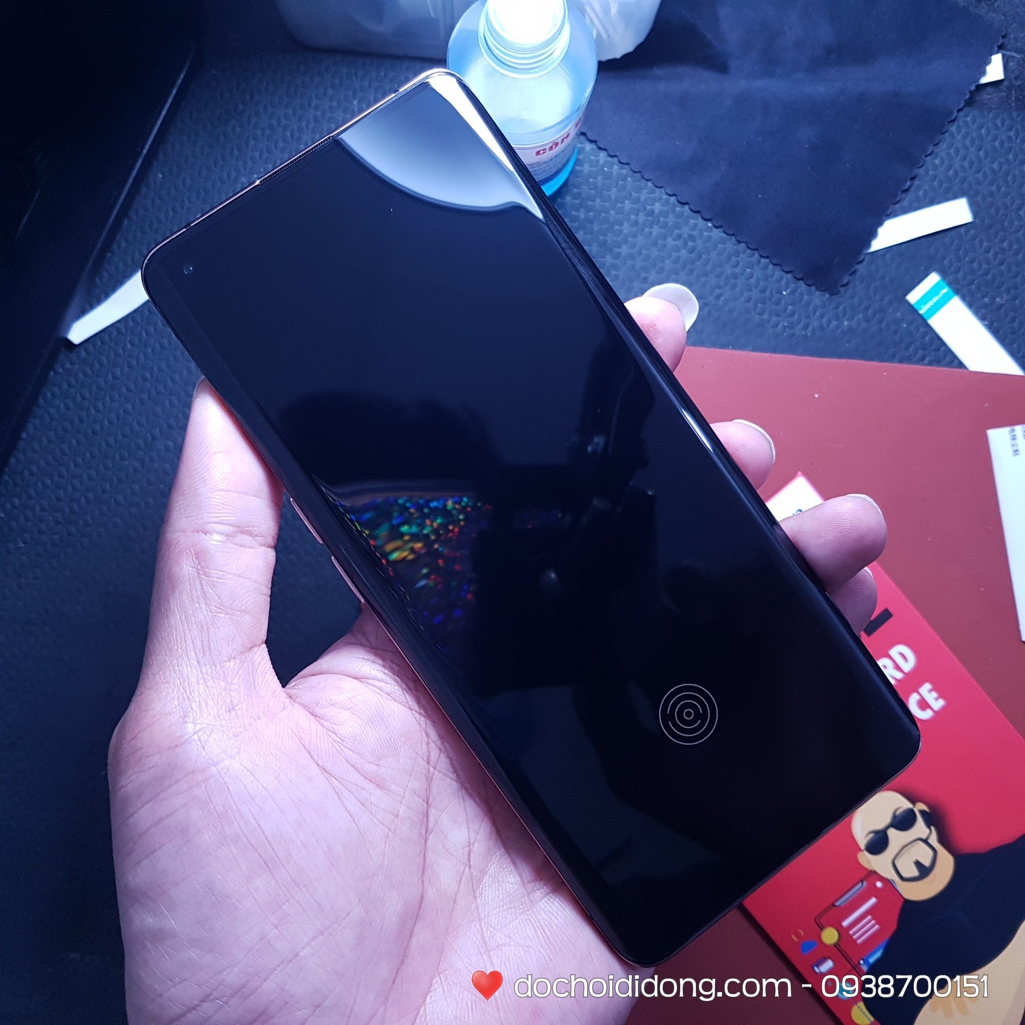 Miếng Dán Cường Lực Oppo Find X2 và X2 Pro Zacase Keo UV Cao Cấp