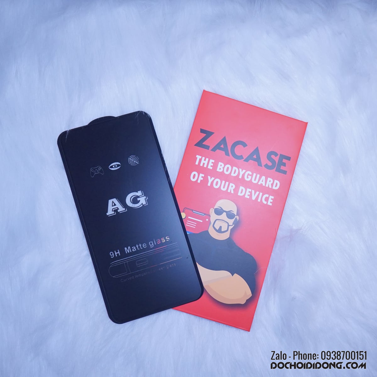 Miếng dán cường lực nhám Oppo F11 Pro Zacase full màn hình chống vân tay