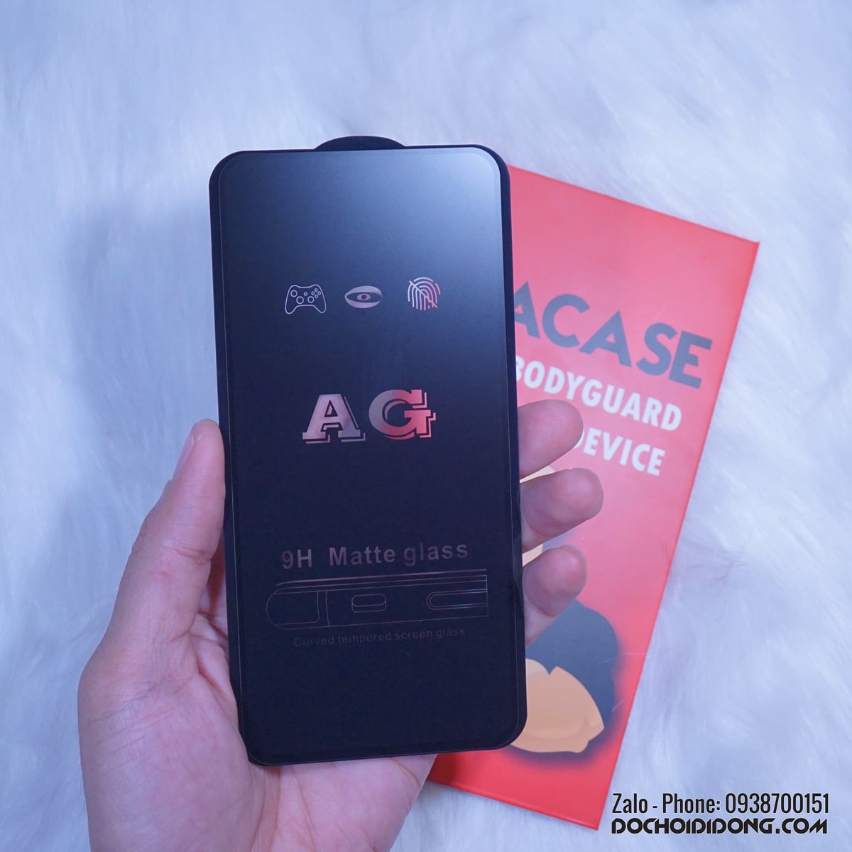 Miếng dán cường lực nhám Oppo F11 Pro Zacase full màn hình chống vân tay