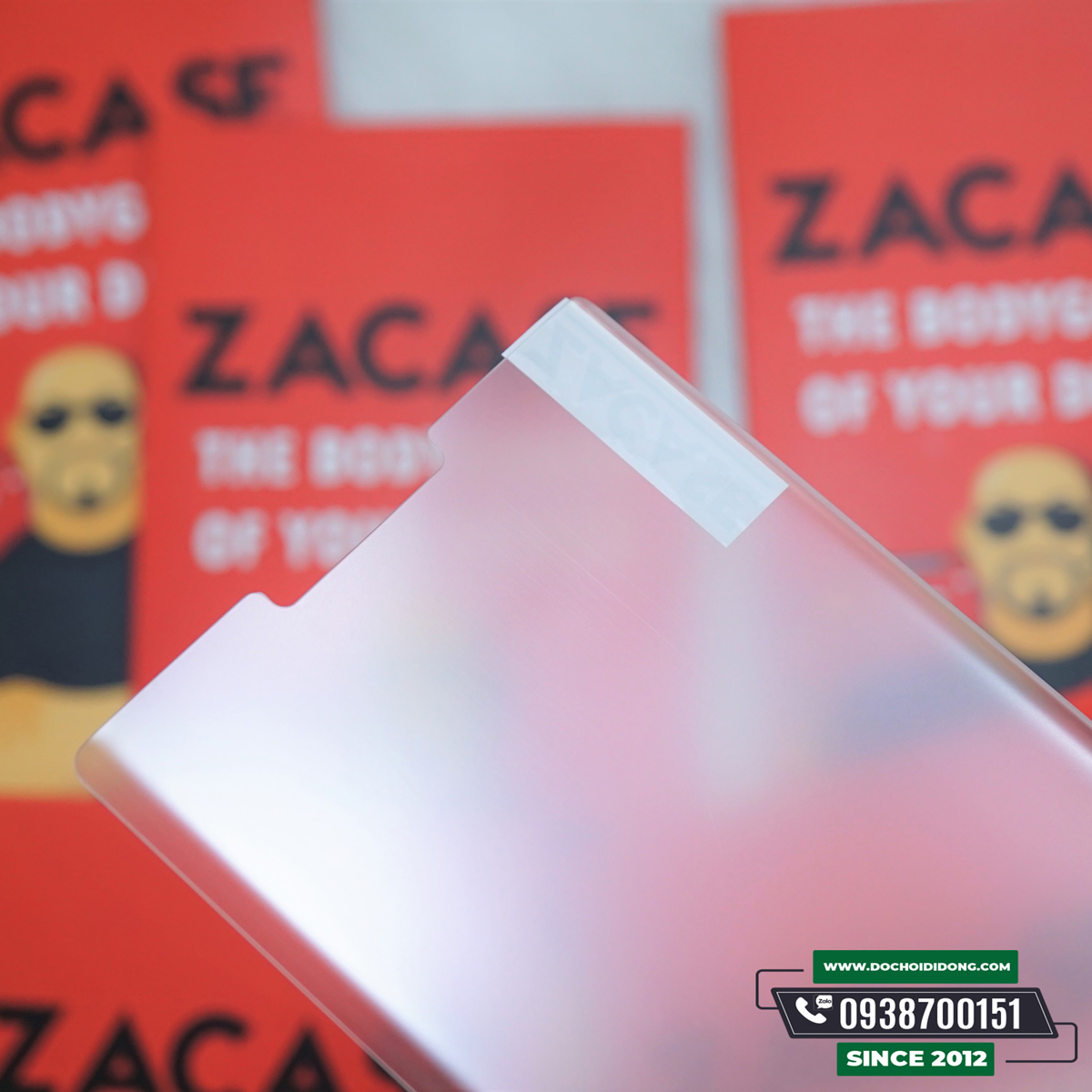 Miếng dán cường lực nhám Huawei Mate 30 Pro UV Zacase chống vân tay