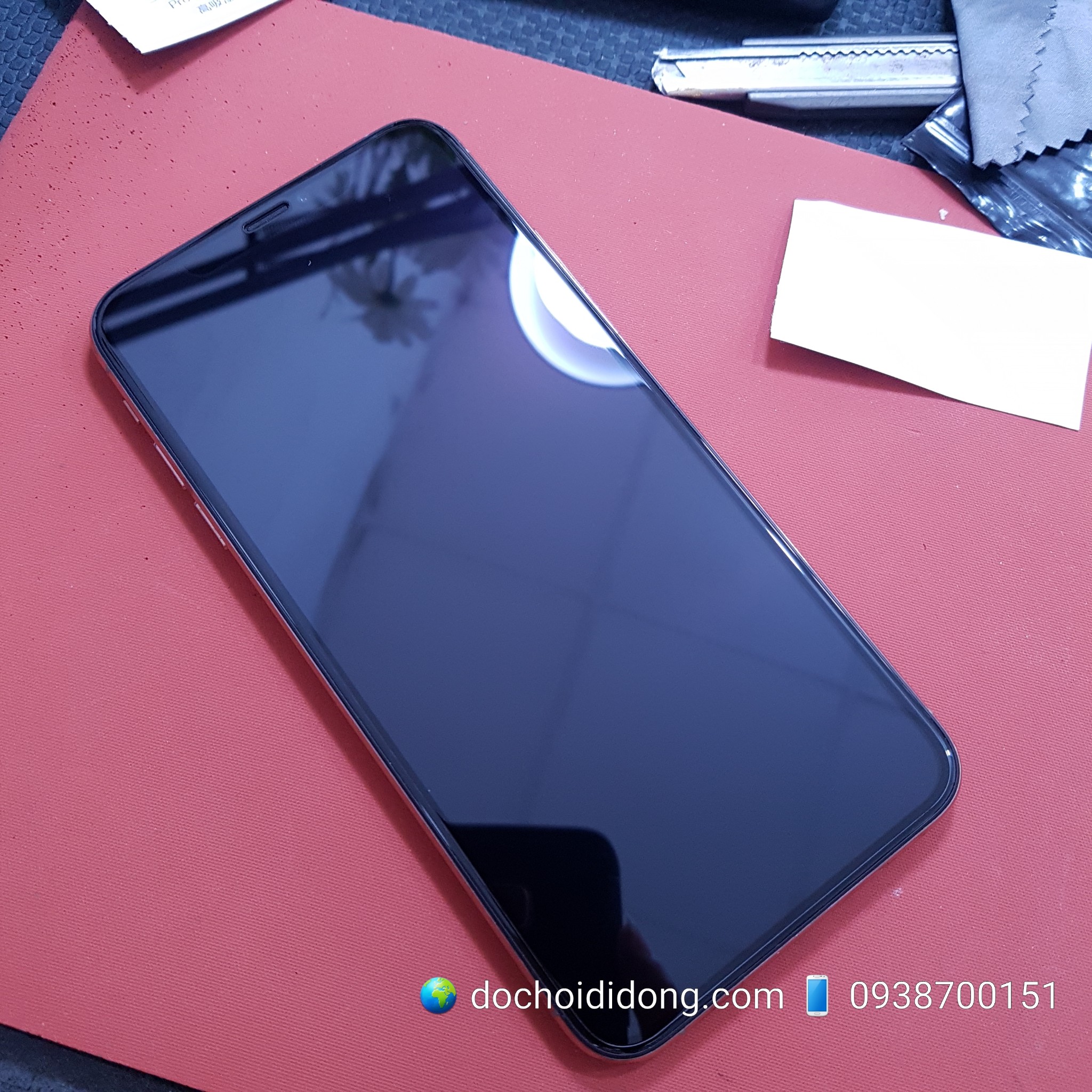 Dán cường lực iPhone XS Max Mipow King Bull HD dùng cho ốp chống sốc