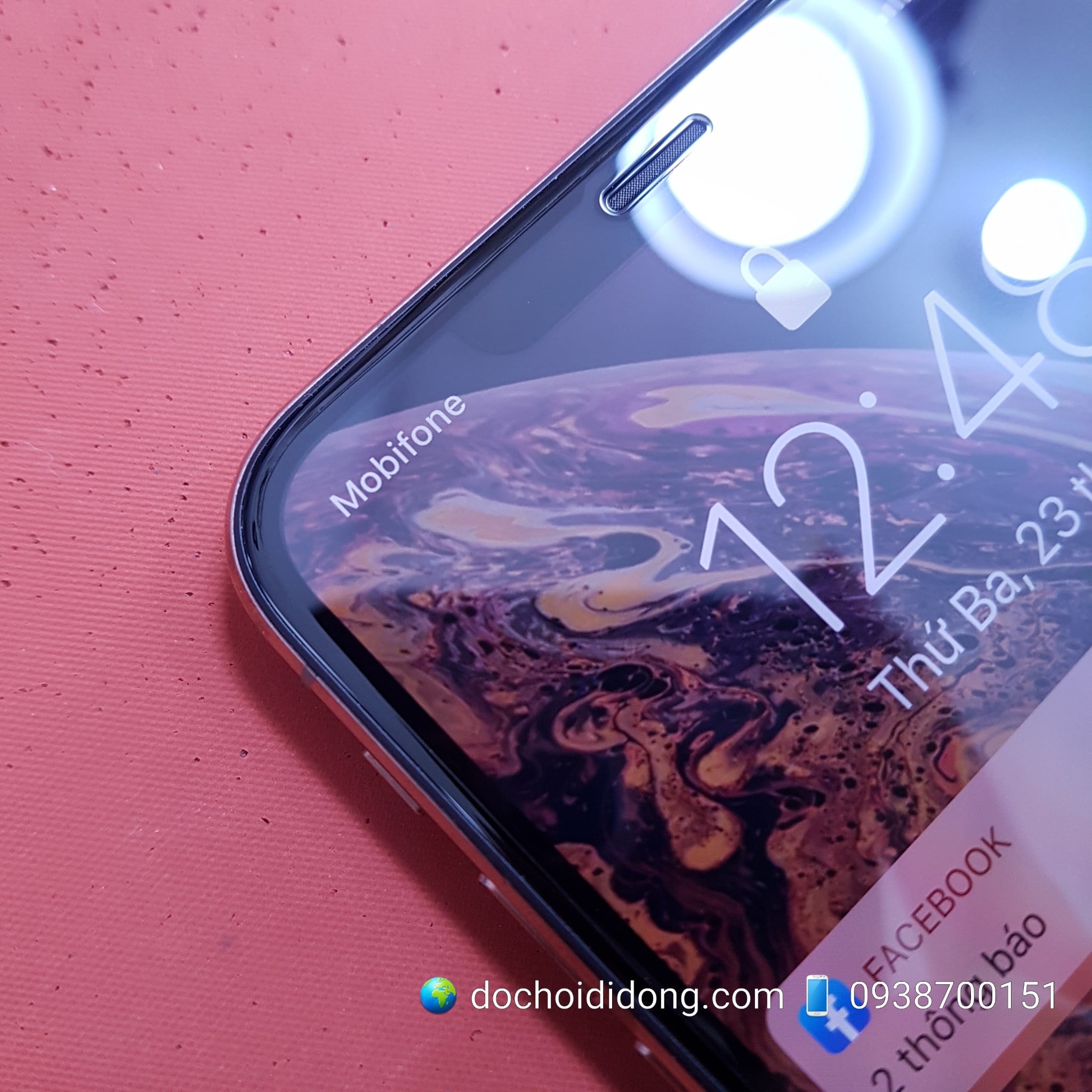 Dán cường lực iPhone XS Max Mipow King Bull HD dùng cho ốp chống sốc