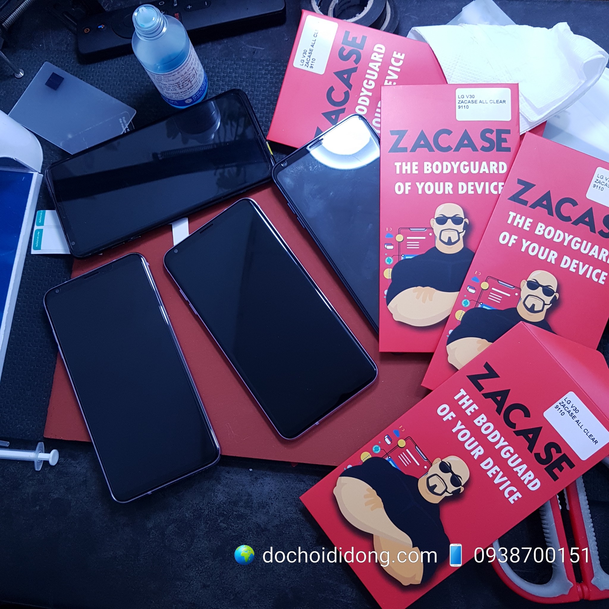 Cường lực lg v30 zacase